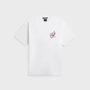Breathable mesh panel Quick Layer Ksubi Kursed Ekcess Tee - True White
