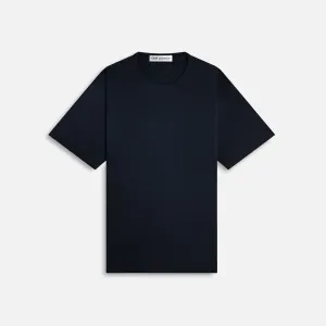 Our Legacy New Box Clean Tee - Blue Raw Hem Finish sale season