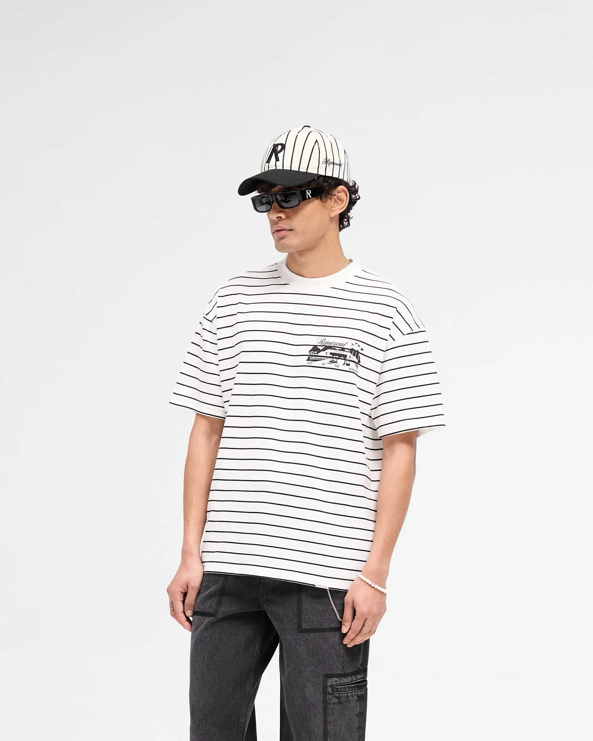 Raceway T-Shirt - Stripe Yarn Dyed Stripes Unisex style