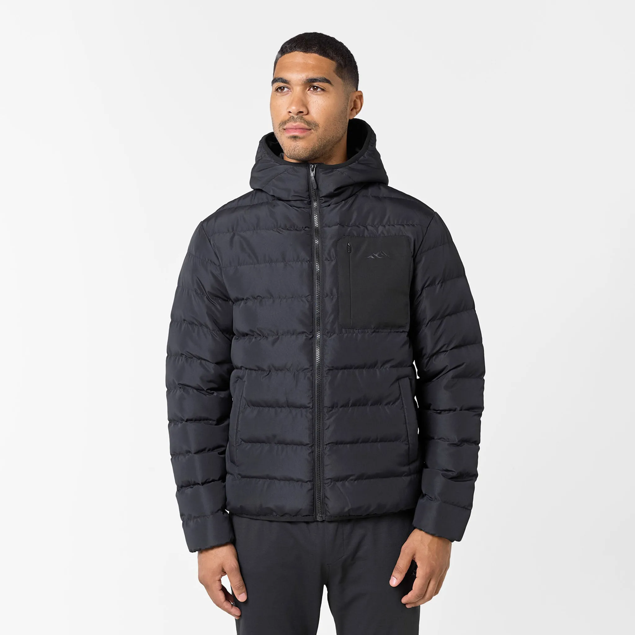 Transition Wear Slim Quilted Puffer | Black