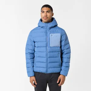Clean Outer Slim Quilted Puffer | Washed Blue