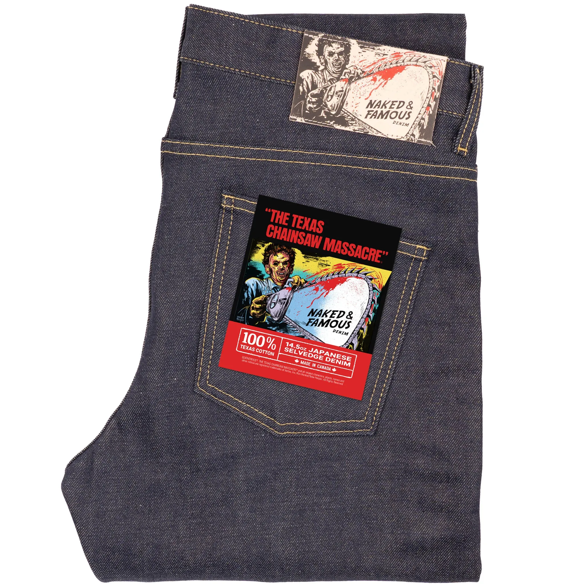 Modern Winter Warmth Loose Super Guy - Texas Chainsaw Massacre "Leatherface" Selvedge - Indigo
