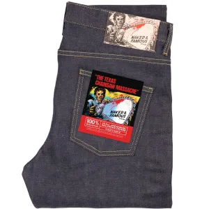 Modern Winter Warmth Loose Super Guy - Texas Chainsaw Massacre "Leatherface" Selvedge - Indigo