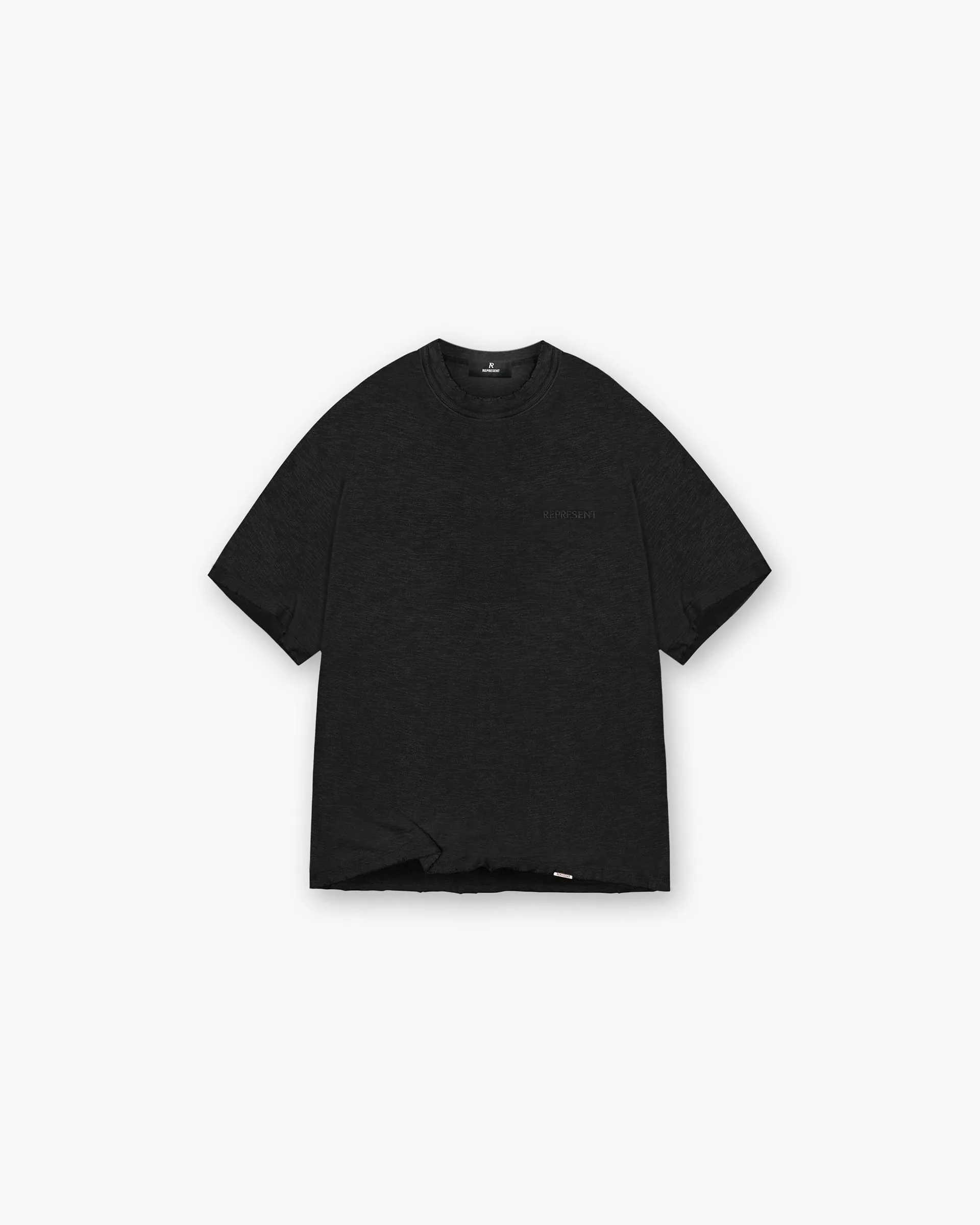 Perfect For Relaxing Adaptable Slub T-Shirt - Jet Black