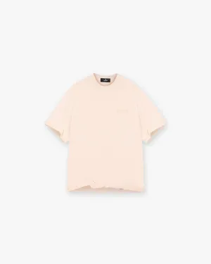 TearResistant Fabric Slub T-Shirt - Washed Coral