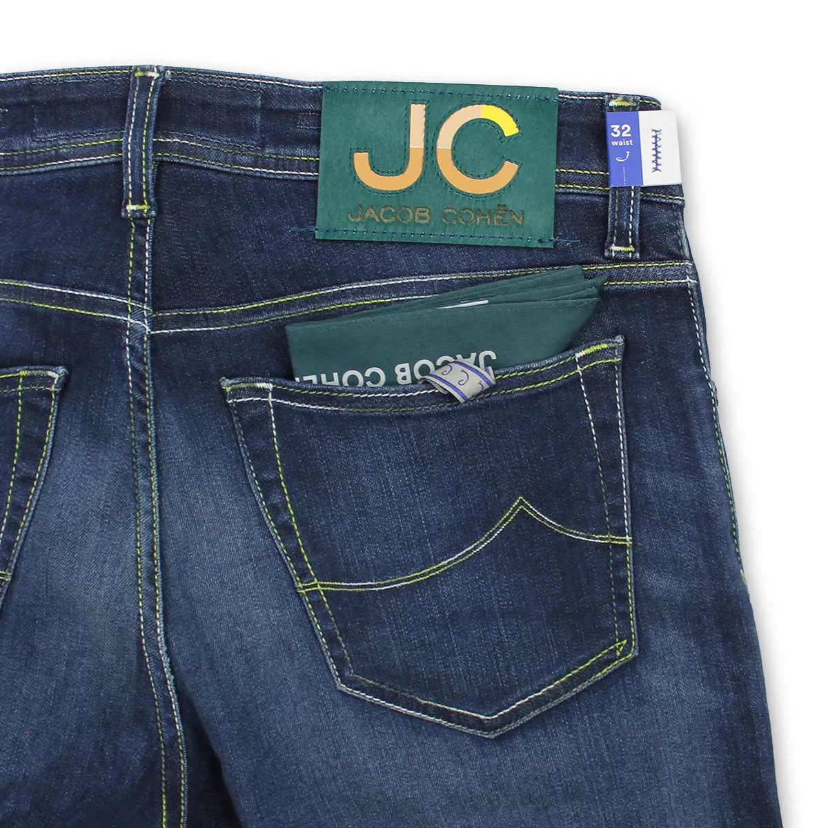 Daywear Fit Jacob Cohen - Nick Slim Fit Green JC Badge Jeans