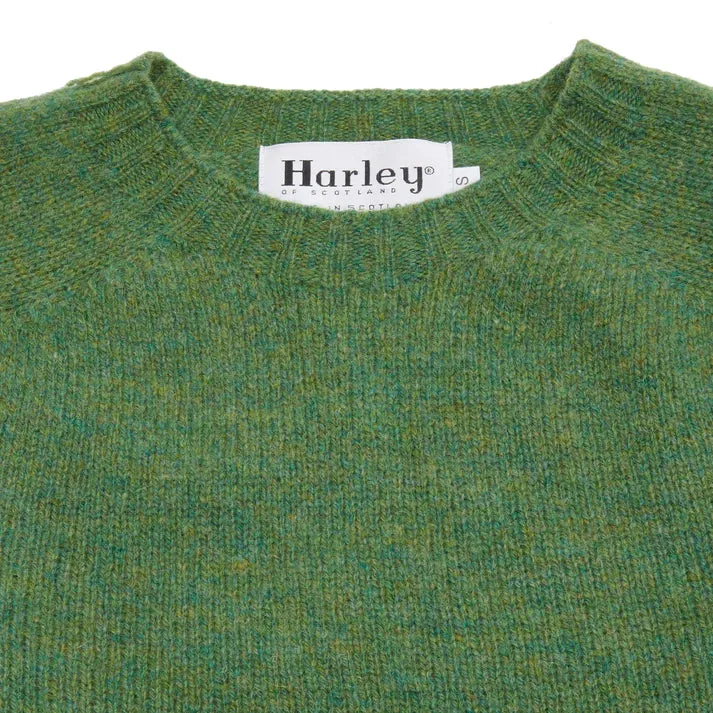 Harley Of Scotland Supersoft Lambswool Jumper Baize Hot Core Relaxing Wear