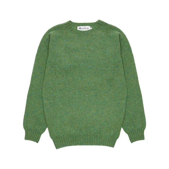 QuickDryTech Harley Of Scotland Supersoft Lambswool Jumper Baize