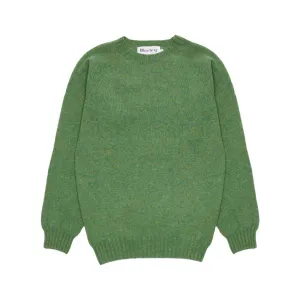 Harley Of Scotland Supersoft Lambswool Jumper Baize Farm Glow