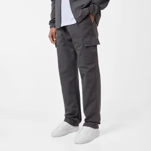 Smart Utility Open Hem Trouser | Charcoal Chill Mode
