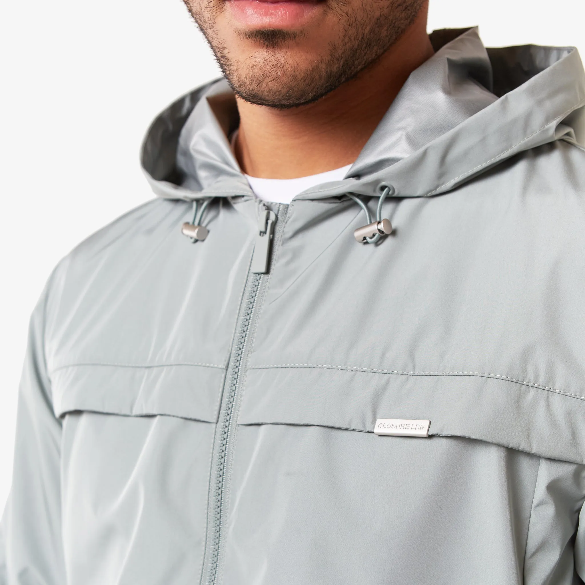 Temperature Regulating Membrane Smart Windbreaker | Sage