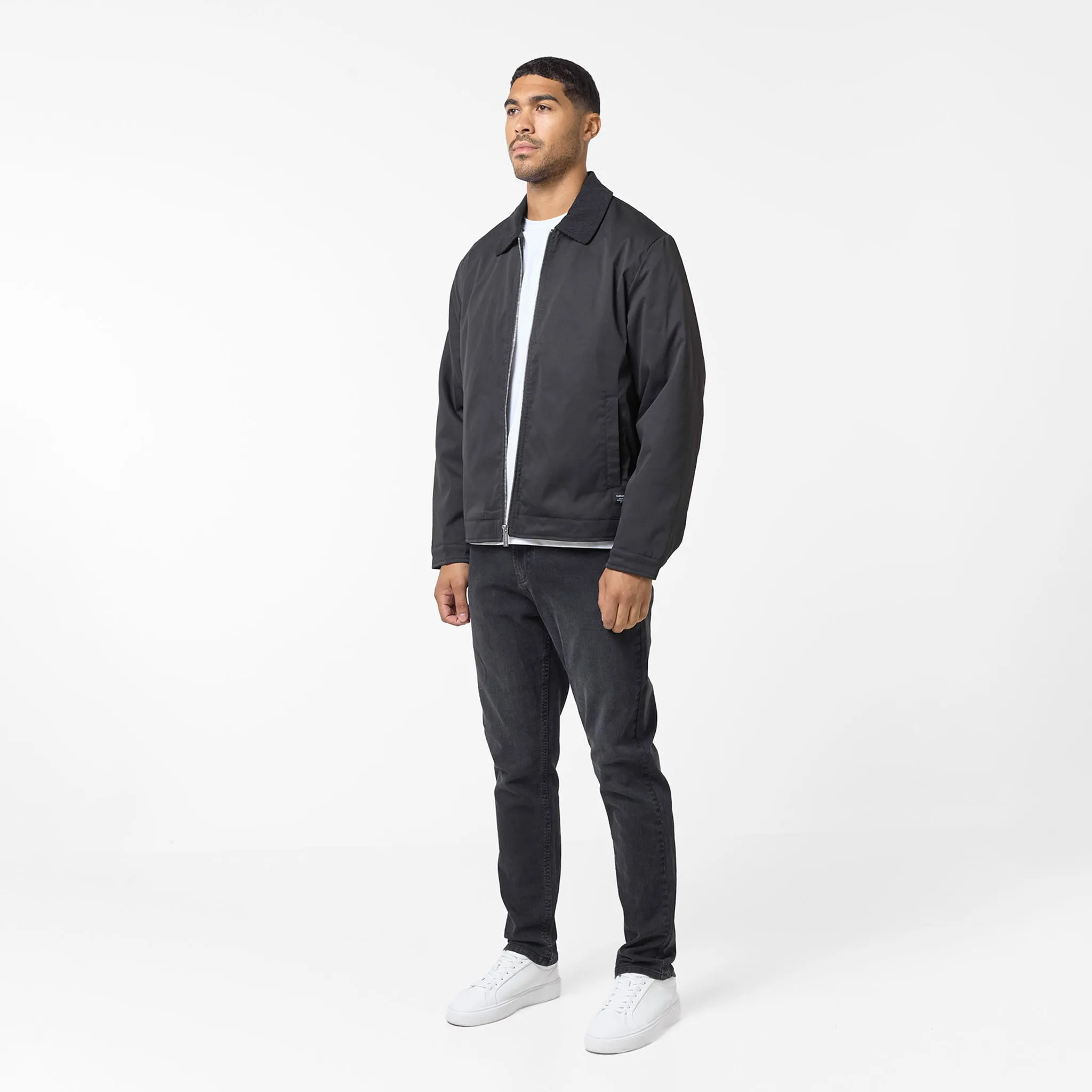 Smart Workwear Zip Through Jacket | Black Practical Everyday Fit Thick Insulation