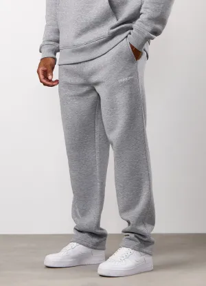 Gym King Fundamental Linear Straight Leg Jogger - Grey Marl Rugged Comfort