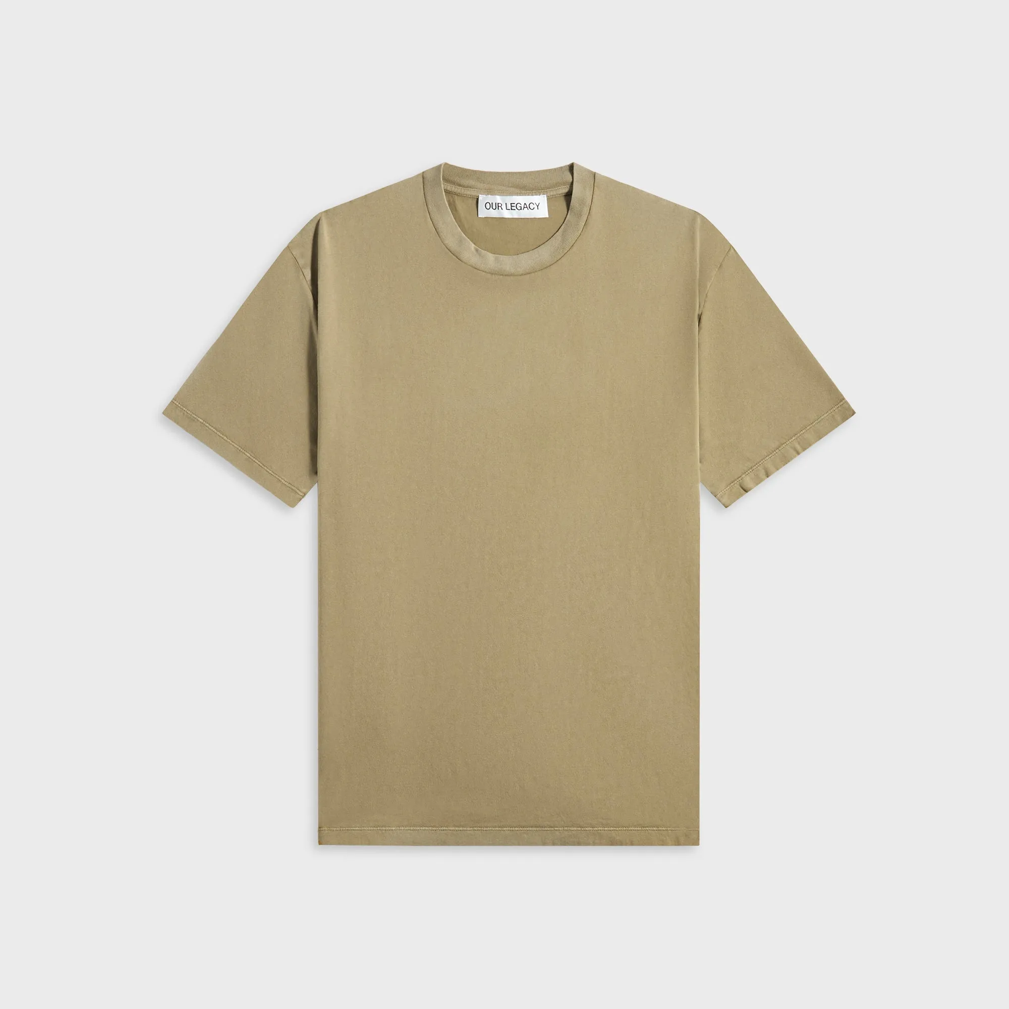 Our Legacy Box Tee - Cavalry Olive AntiBacterialTreatment