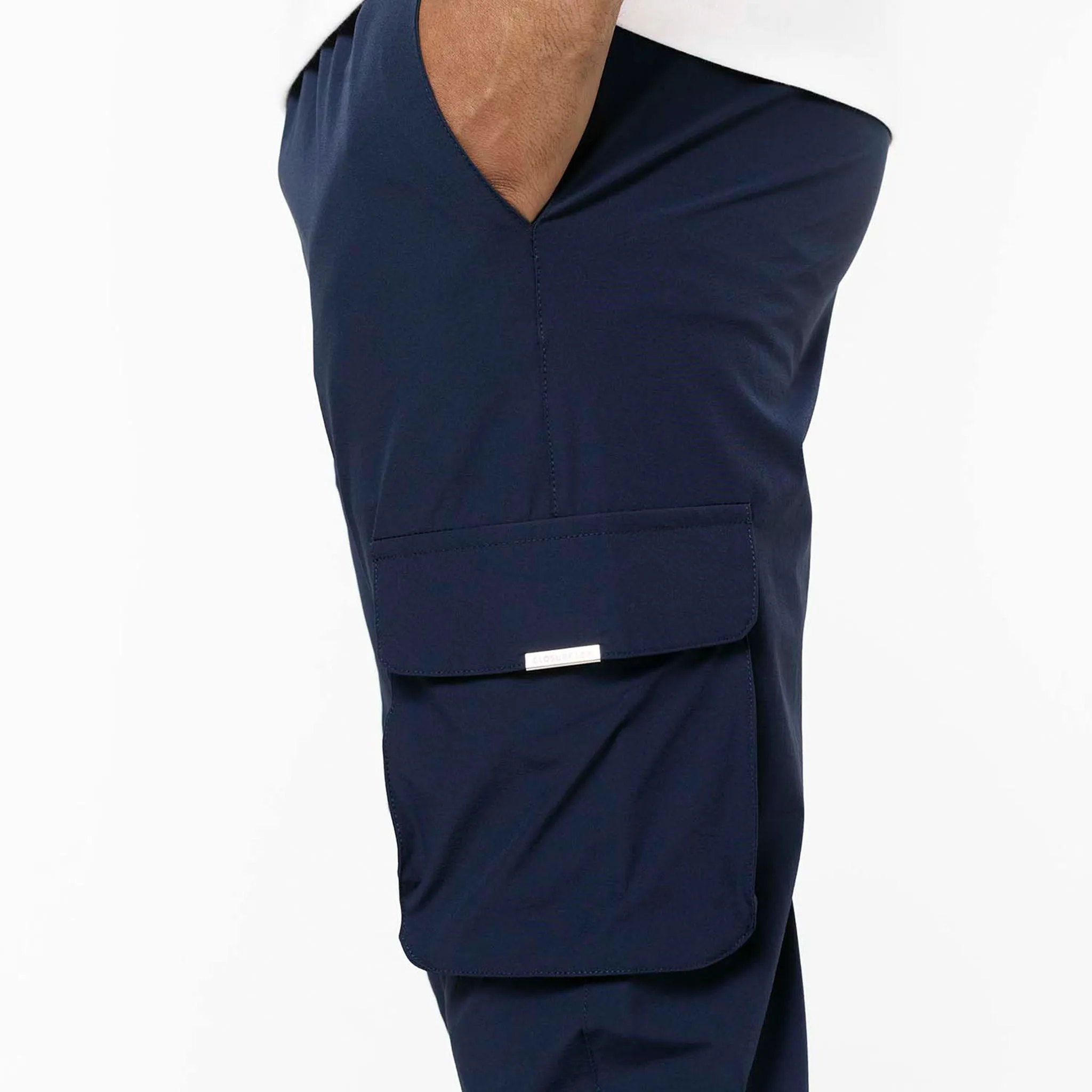 Stretch Tech Cargo Pant | Navy Rugged Fit Relaxed Wear