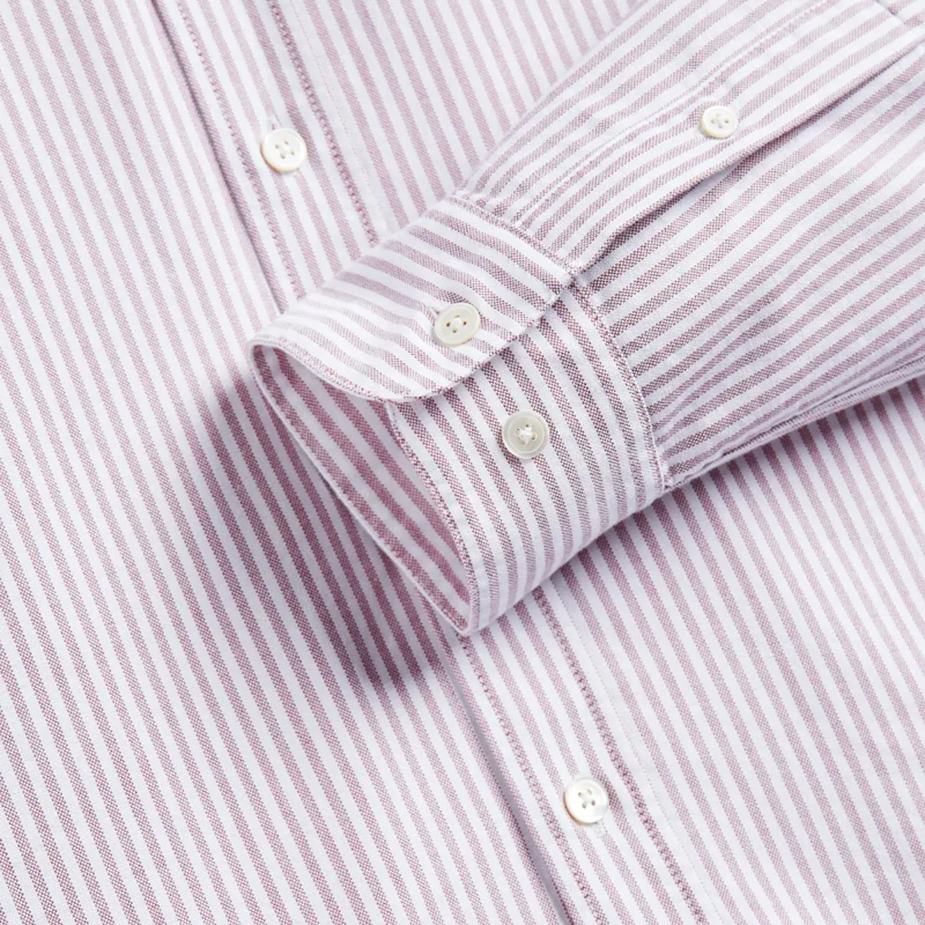 Youthful Style Portuguese Flannel Belavista Stripe L/S Shirt Bordeaux