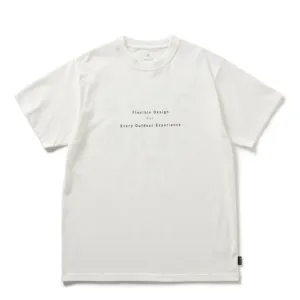 Snow Peak Back Printed Logo T-Shirt Off White Simple Wear