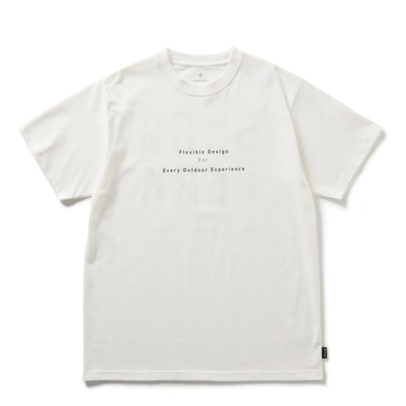 Snow Peak Back Printed Logo T-Shirt Off White Simple Wear