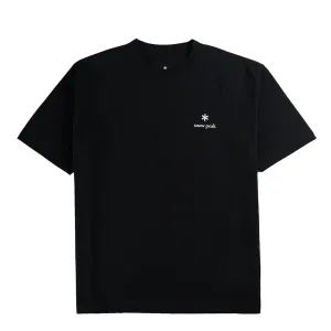 Snow Peak Logo T-Shirt Black spandex blend