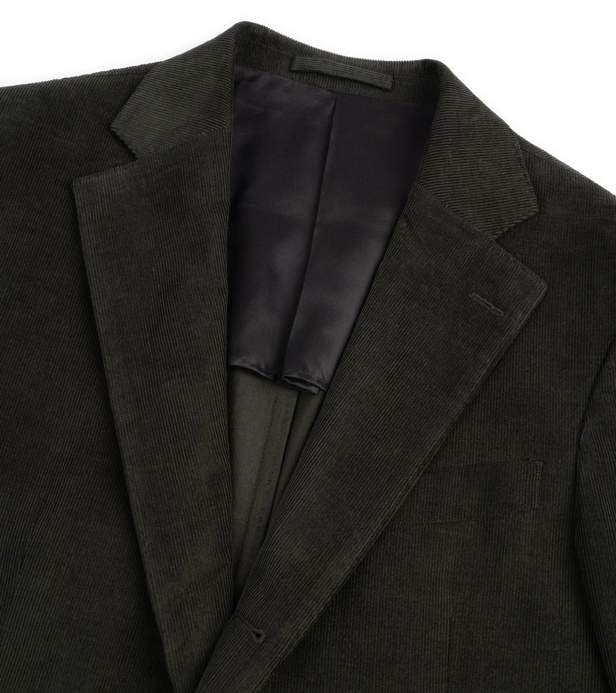 Trunk Walbrook Cotton Corduroy Suit Jacket: Olive ScratchResistant Zippers