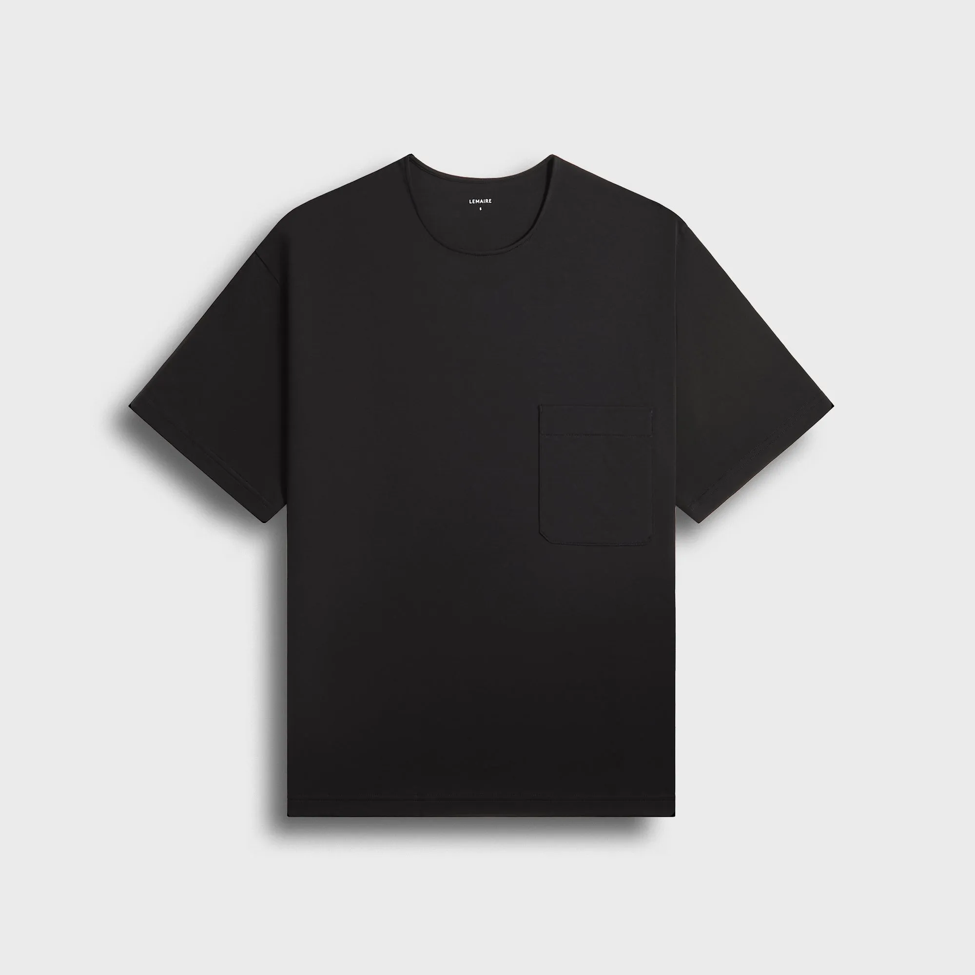 Lemaire Relaxed Tee - Black Summer Comfort Everyday Wearable