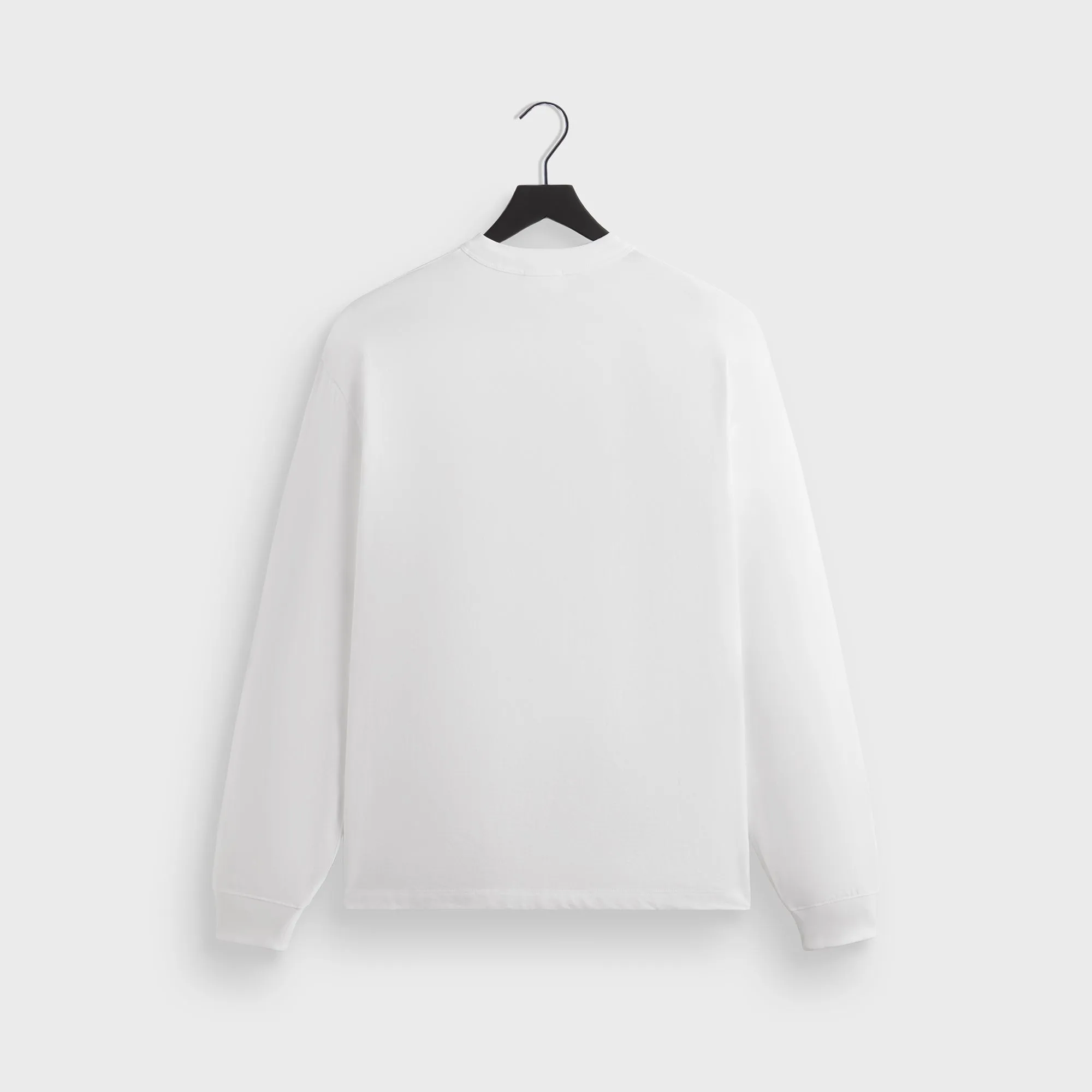 Kith Long Sleeve Leonard Pocket Tee - White Fun Prints