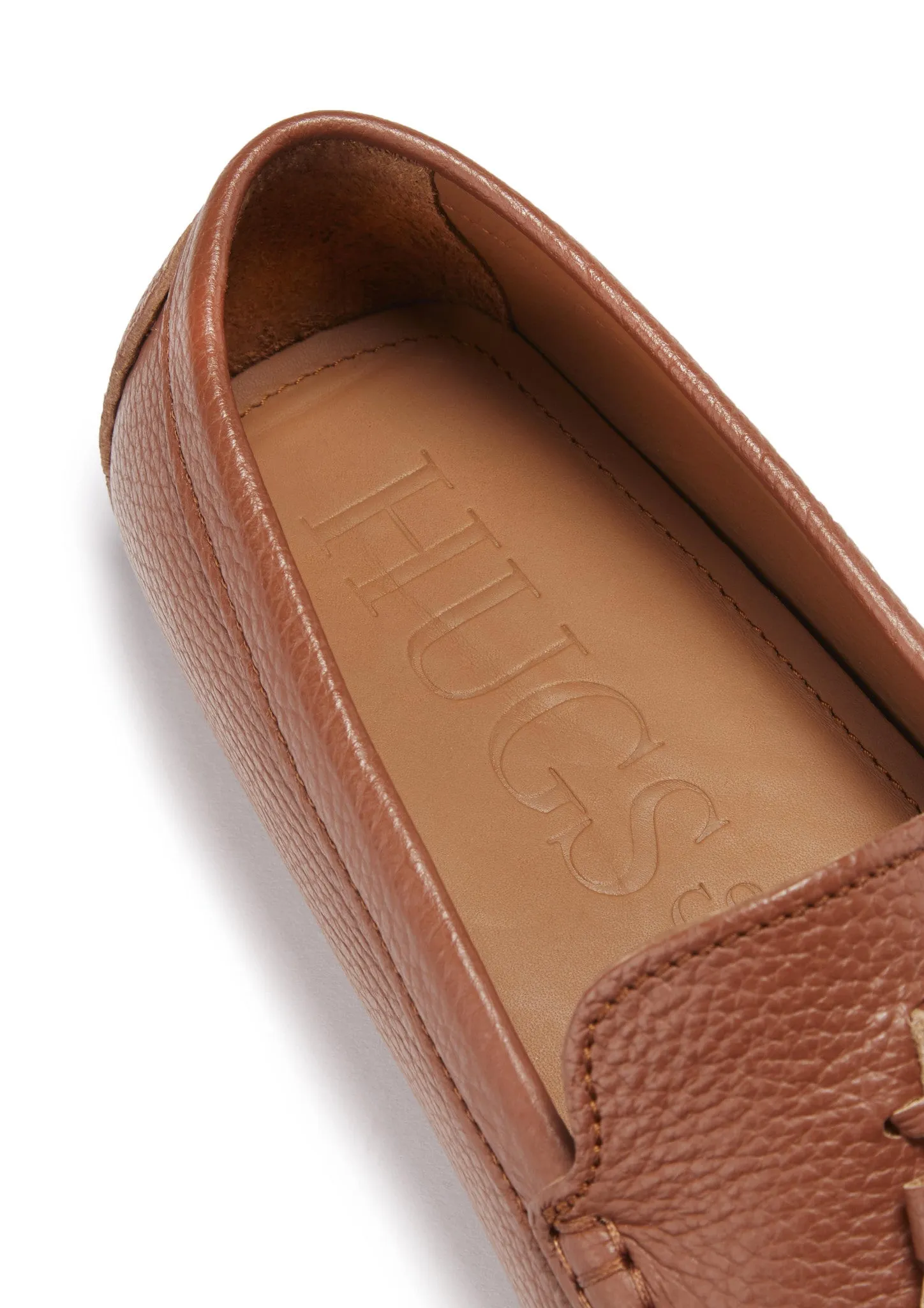 Travel Friendly Professional Mood Tasselled Driving Loafers, tan grain leather