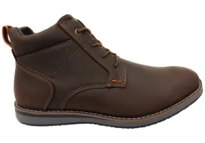 Premium Leather Upgrade Resort Mode Nunn Bush By Florsheim Mens EE Extra Wide Circuit Chukka Boots