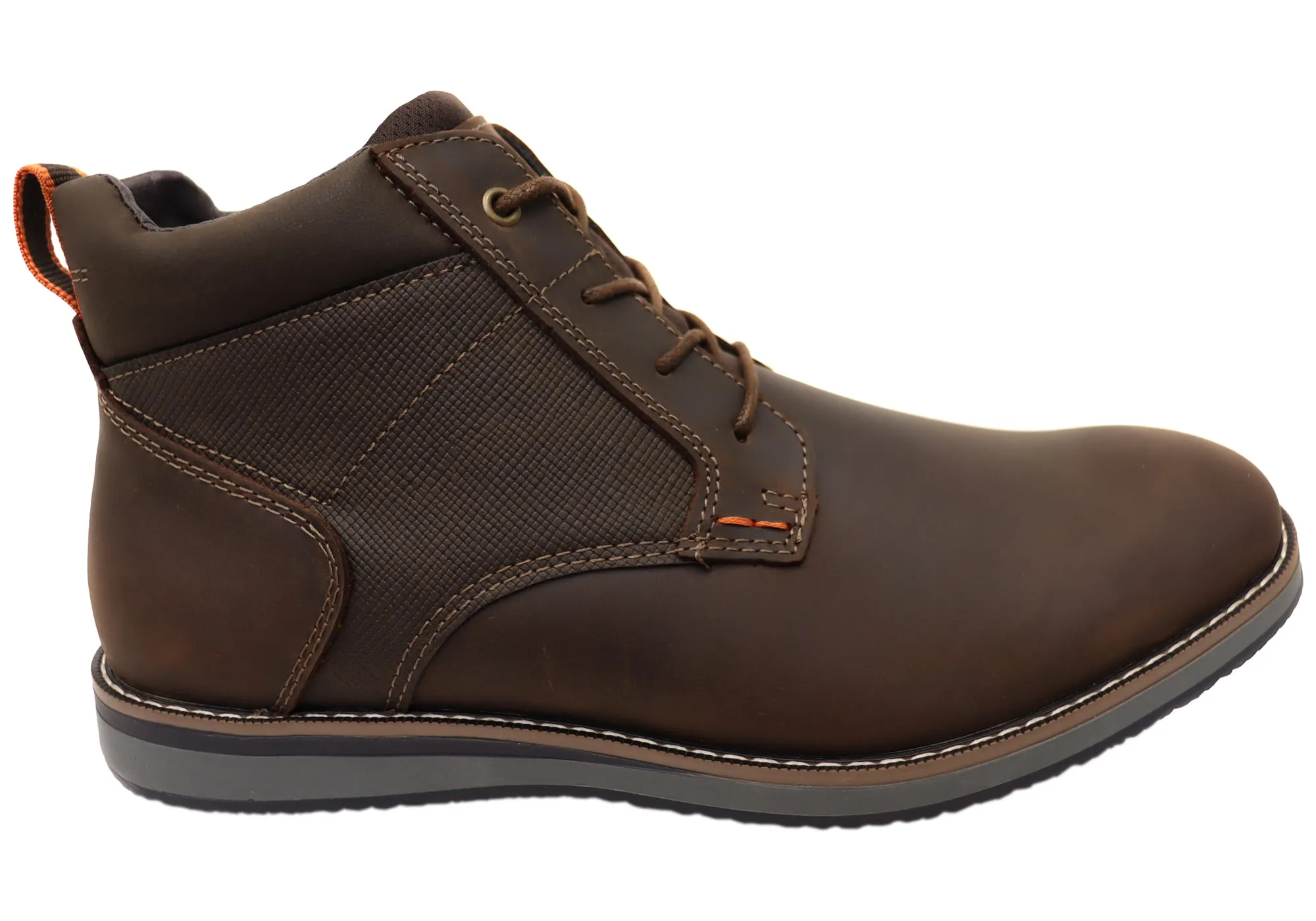 Premium Leather Upgrade Resort Mode Nunn Bush By Florsheim Mens EE Extra Wide Circuit Chukka Boots
