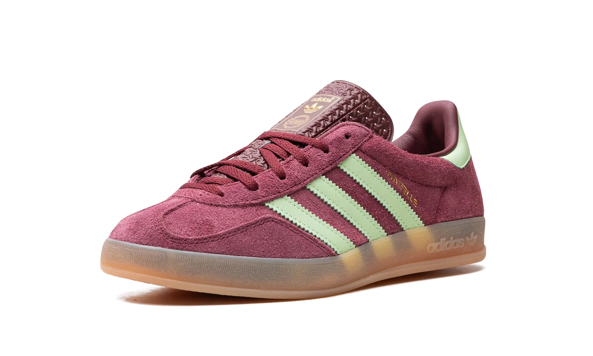 Gazelle Indoor "Shadow Red Semi Spark Green" Flex Step Street Power