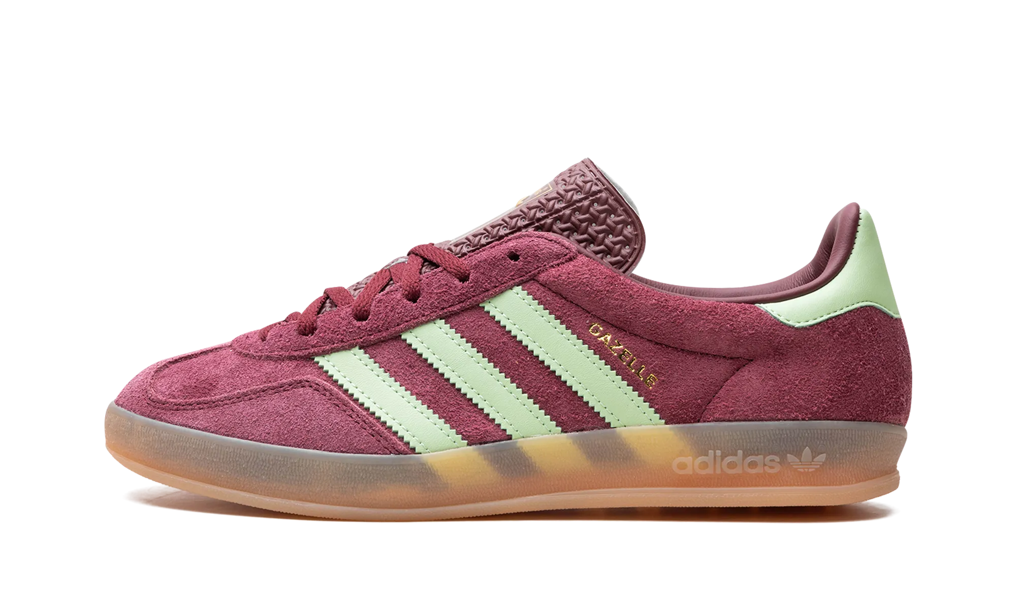 Shock Absorbing Padding Gazelle Indoor "Shadow Red Semi Spark Green"