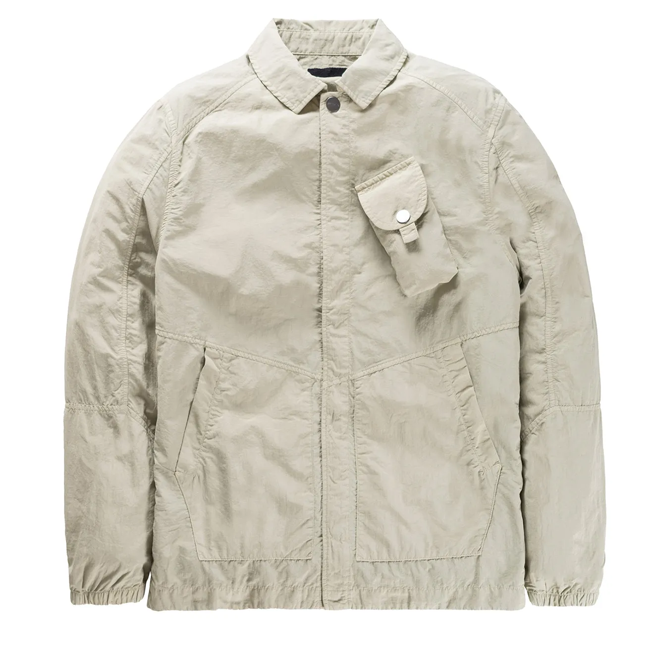 Left Hand Sesia Overshirt Stone Trendy Fashion