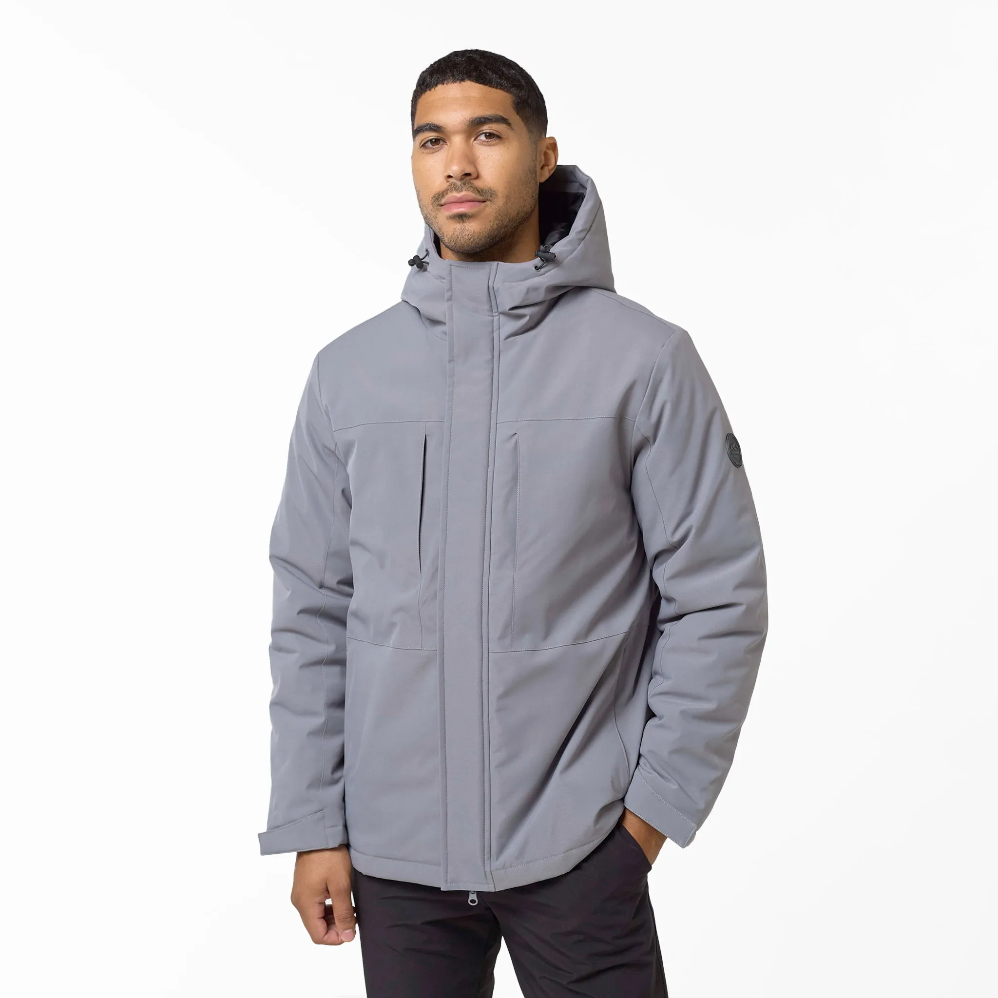 Panel Parka | Mid Grey Sun Protective Fabric