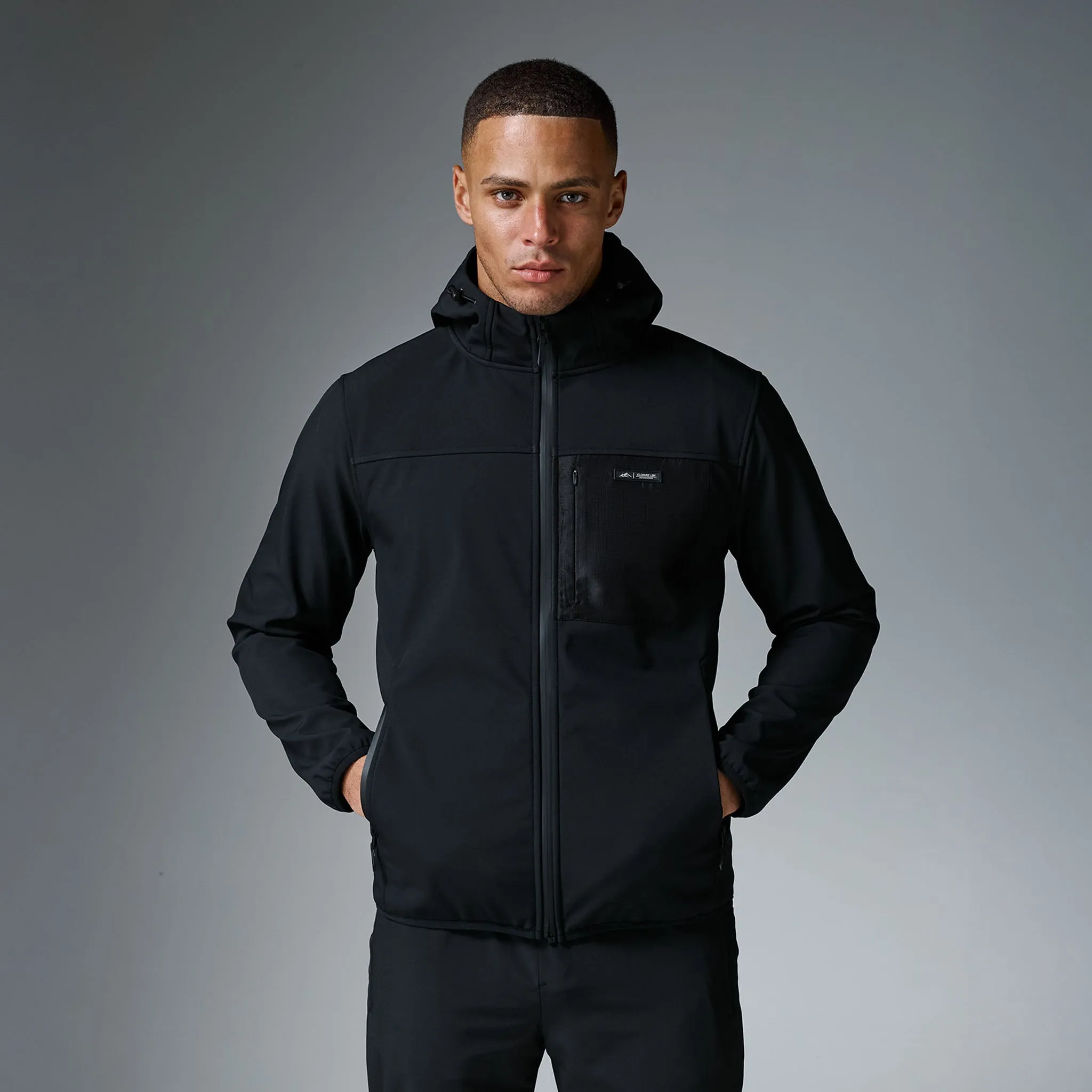 Softshell Jacket | Black Many Pockets