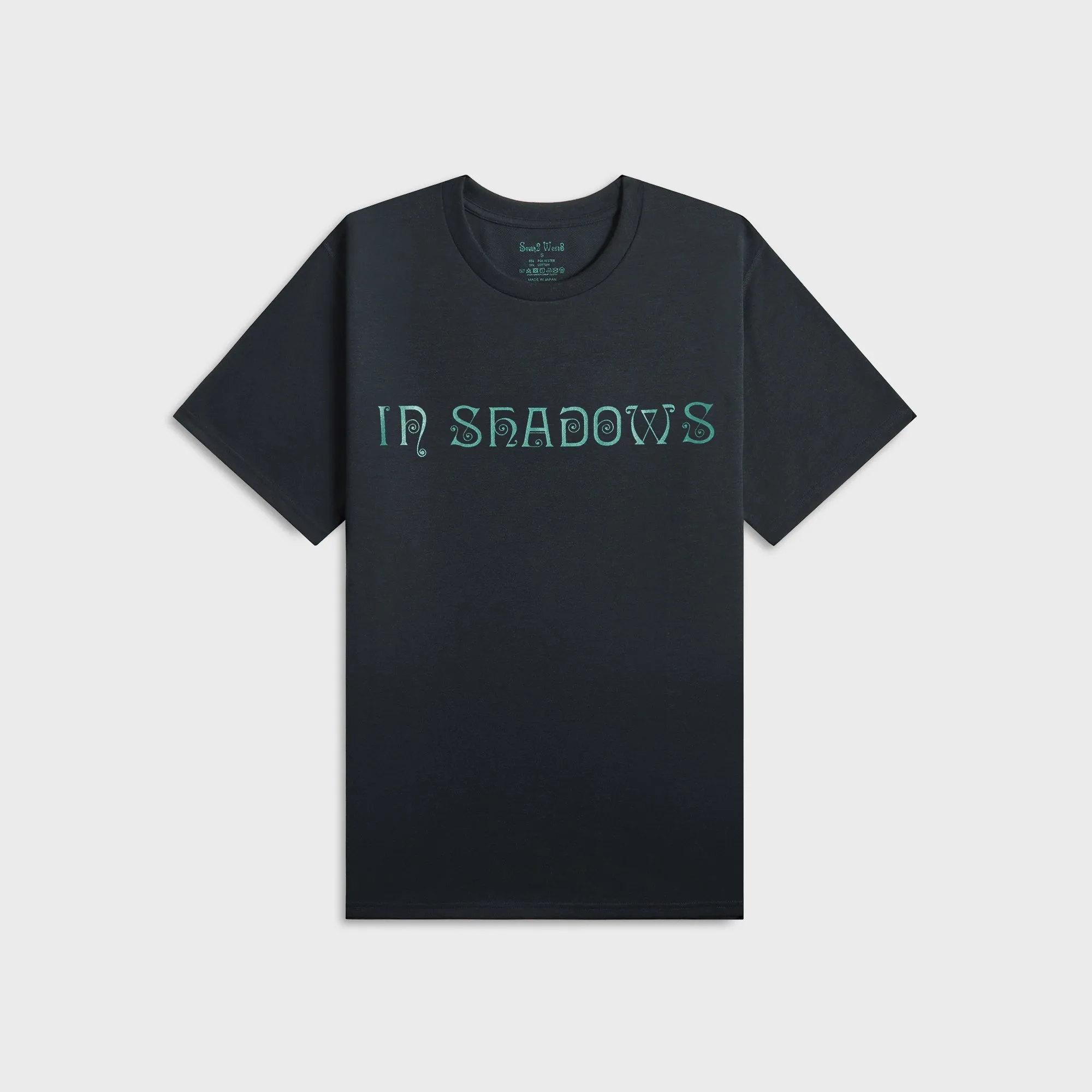 South2 West8 Crew Neck Tee - Black Everyday Fit Ethically Sourced Material