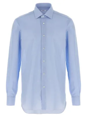 Anniversary Celebration Inner Layer Honeycomb Textured Cotton Shirt