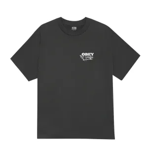 MinimalistDesign DurableStitching Obey Civilization S/S Tee Vintage Black