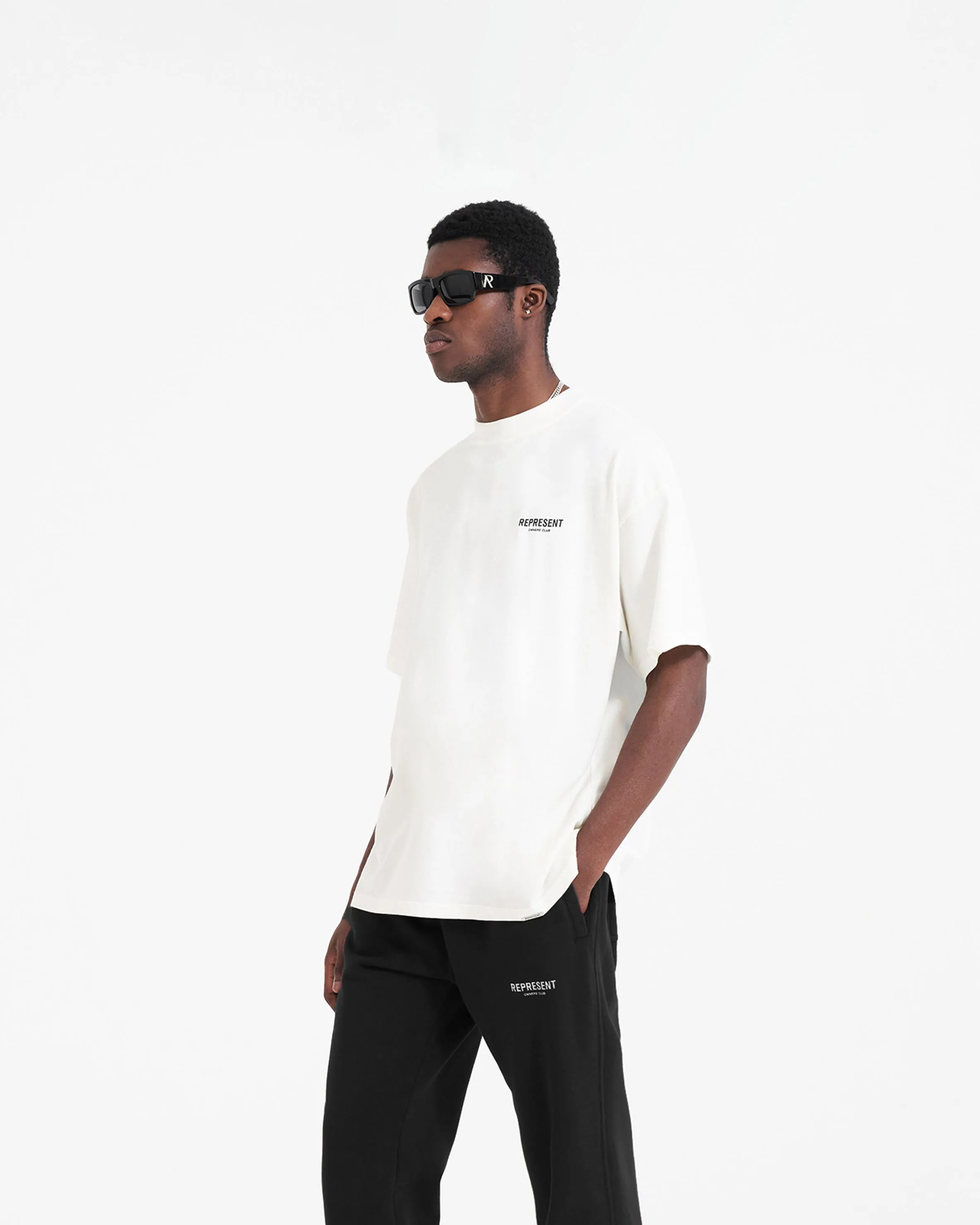 Comfy Active tech fabric Represent Owners Club Sweatpant - Black