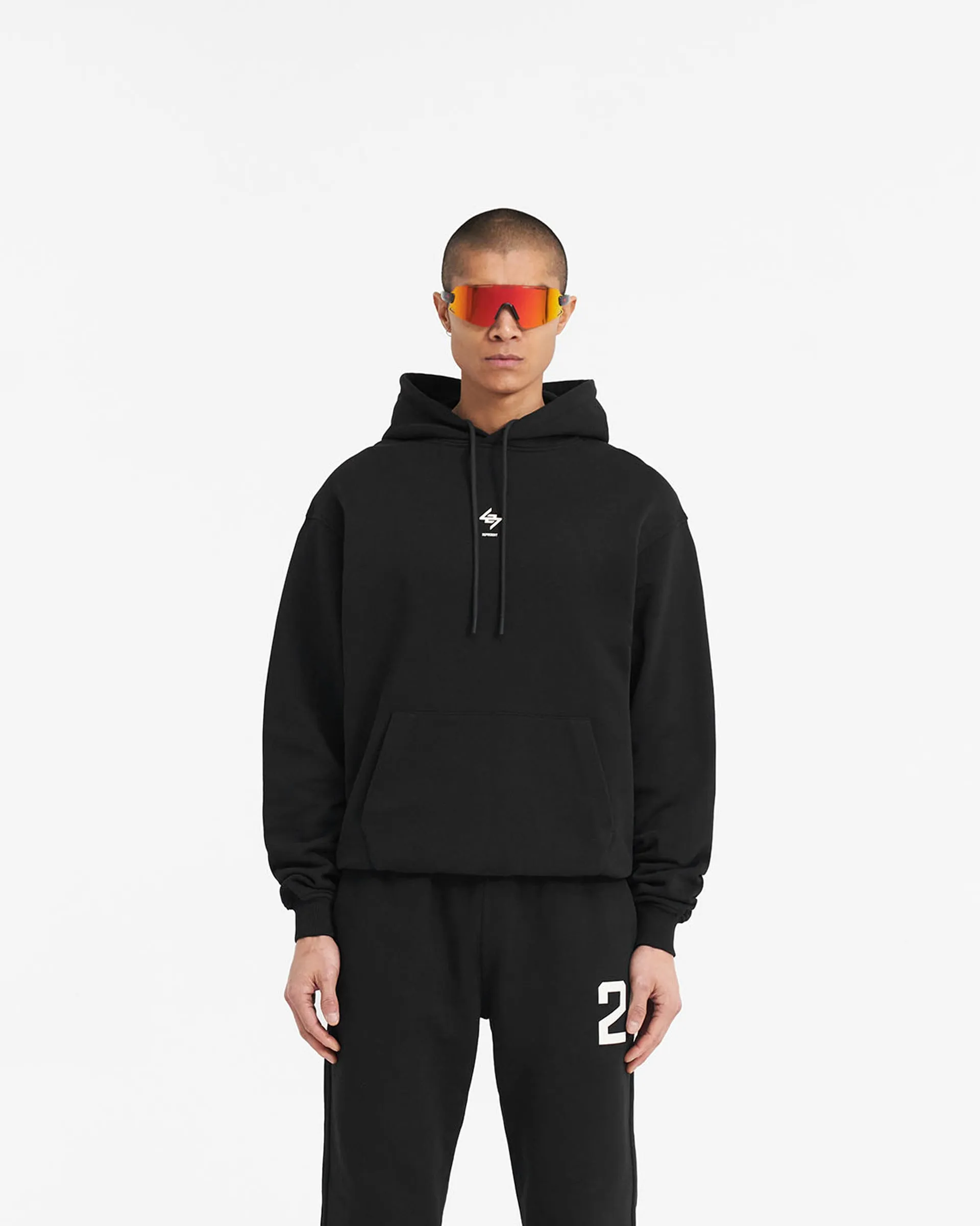 247 Oversized Hoodie - Jet Black industry standard Comfy Street Style