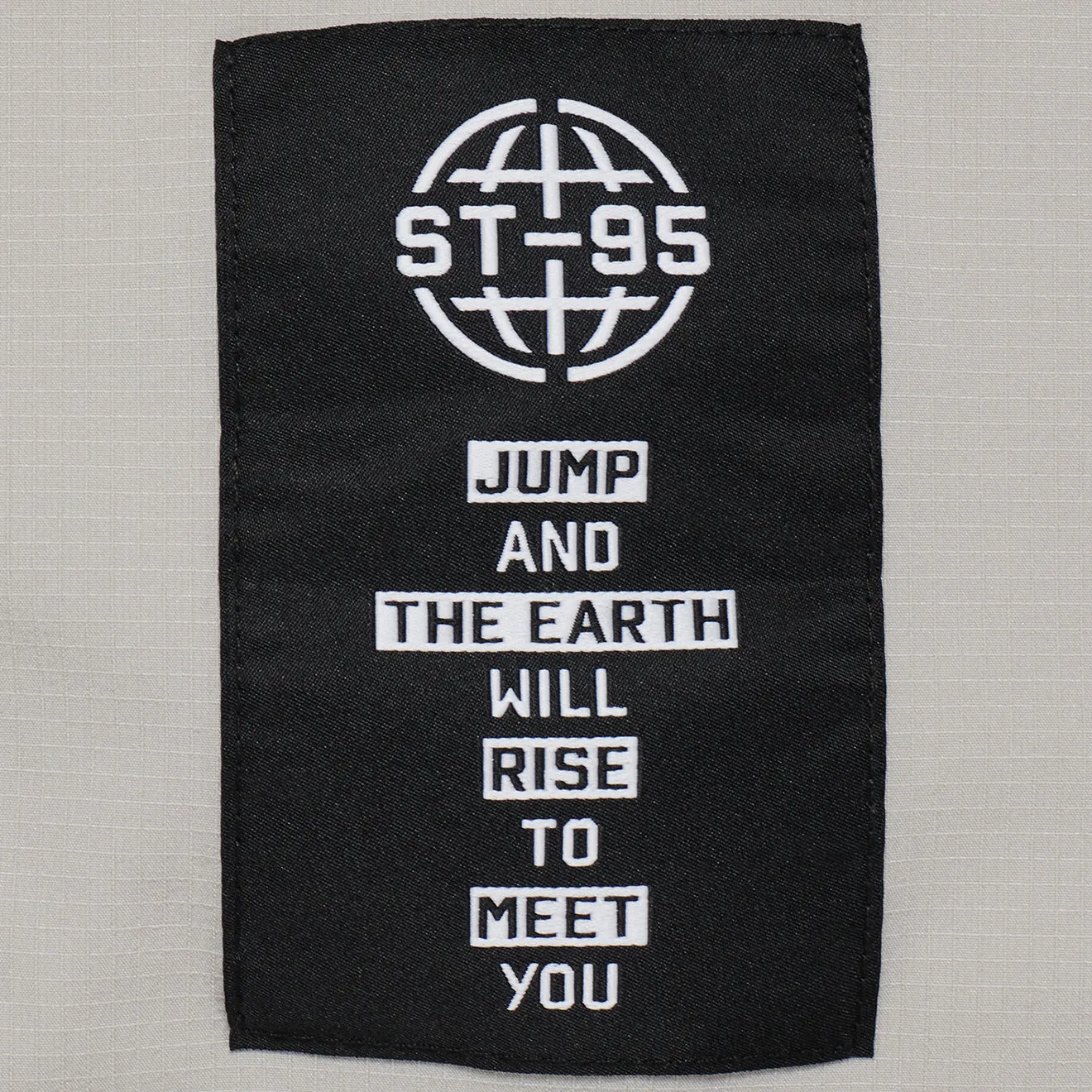 ST95 4 Way Stretch Zip Through Jacket Light Grey Flat Lock Stitching Cheap Nice