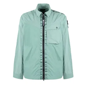 Creative Professional Zip Front ST95 Ballute Overshirt Mid Green