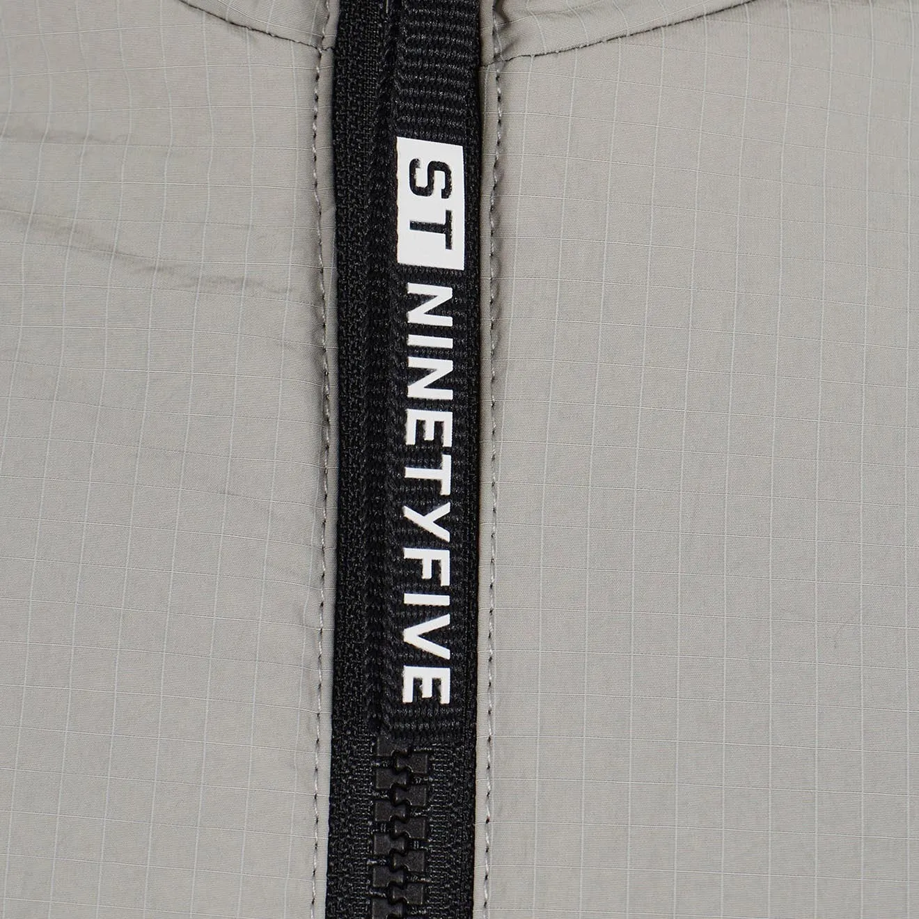 stain resistant coating Chilly Day Wear ST95 Lightweight Padded Overshirt Light Grey