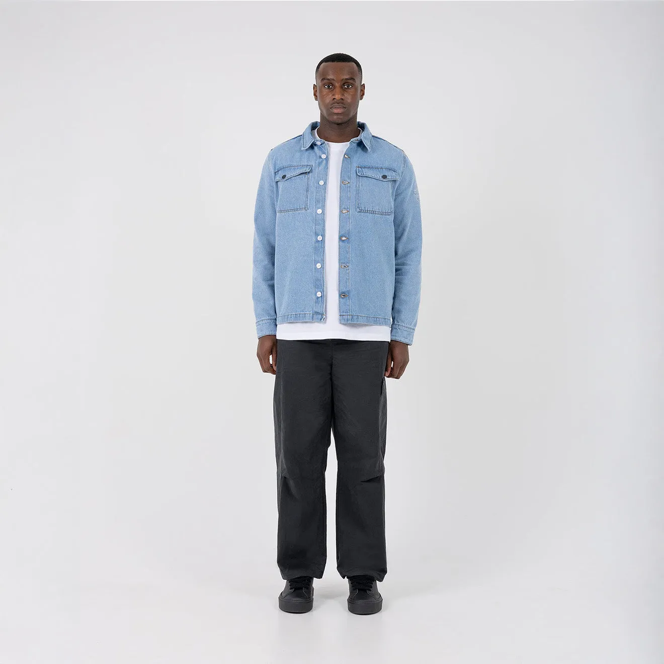 Statement Maker ST95 Misa Denim Shirt Washed Blue