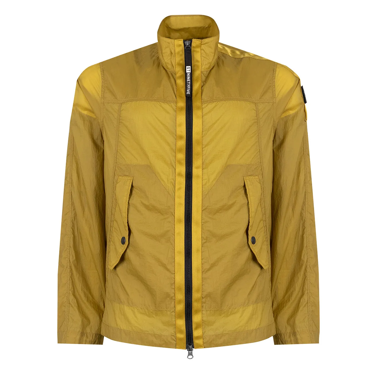 Weatherproof Zipper Closure PFC Free Waterproofing ST95 Perilune Blouson Dark Yellow