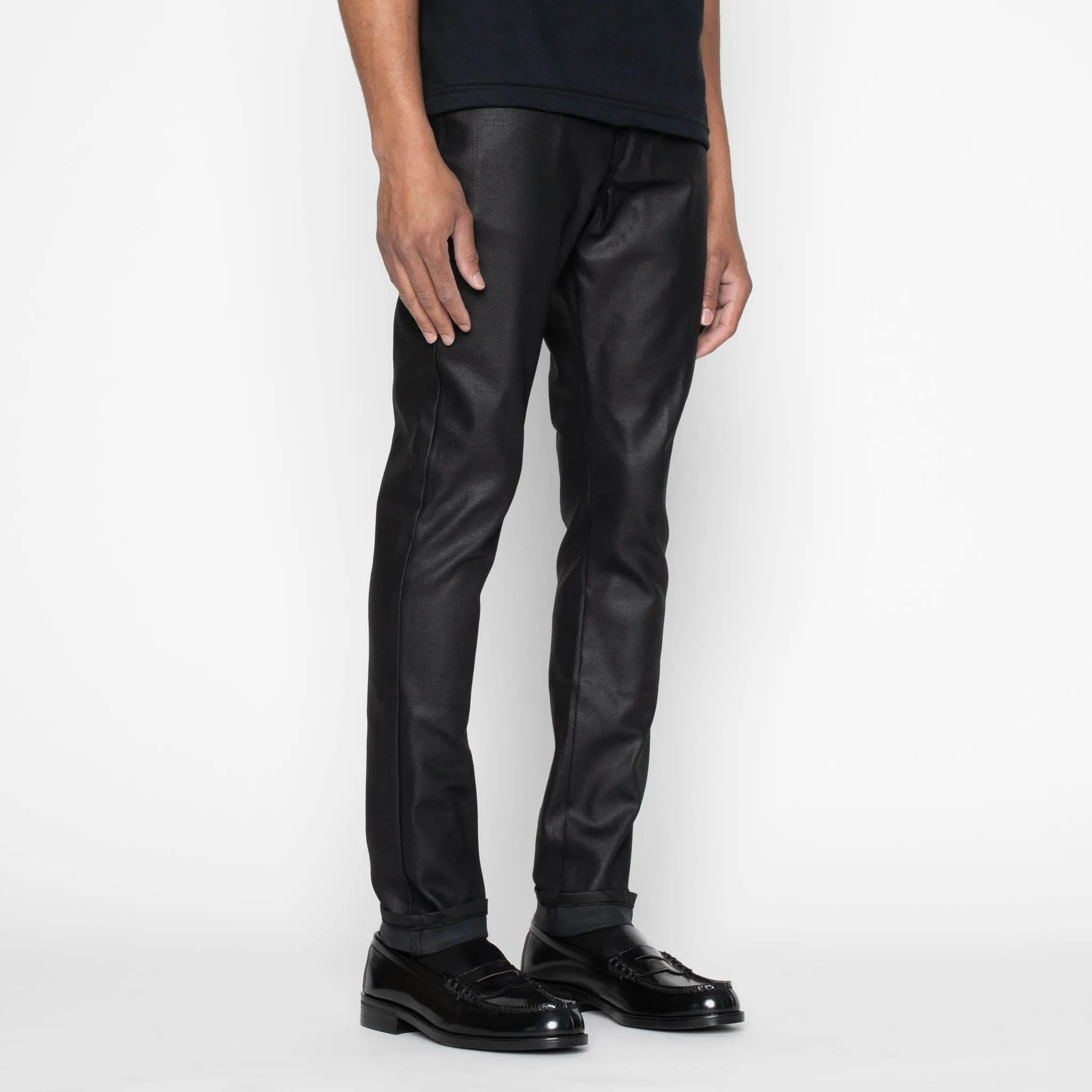 Layered Basics Stacked Guy - Wax Coated Black Stretch