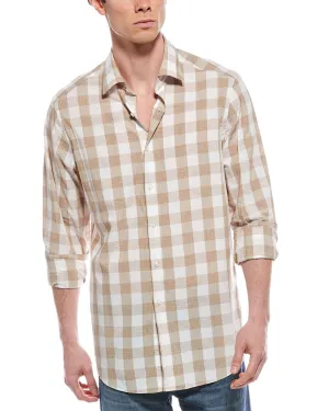 Sporty Appeal Scott Barber Riviera Poplin Buffalo Plaid Shirt