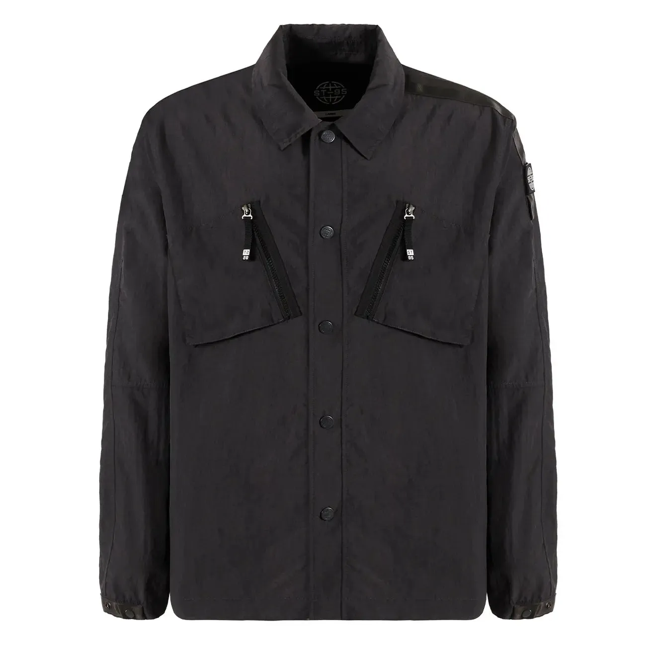 ST95 JP-8 Overshirt Black Seasonal Style bohemian flair