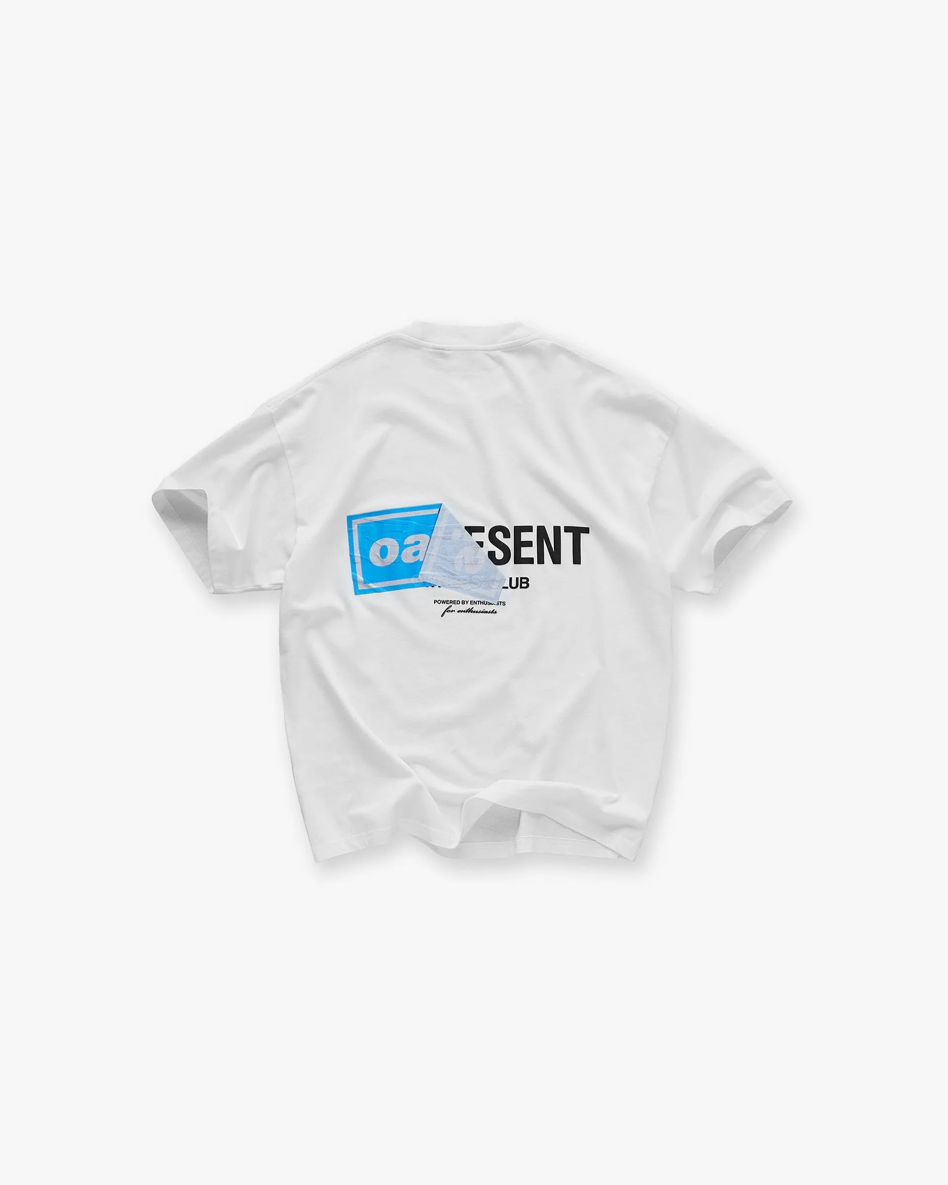 Represent X Oasis Owners Club T-Shirt - Flat White Popular Daily Casual