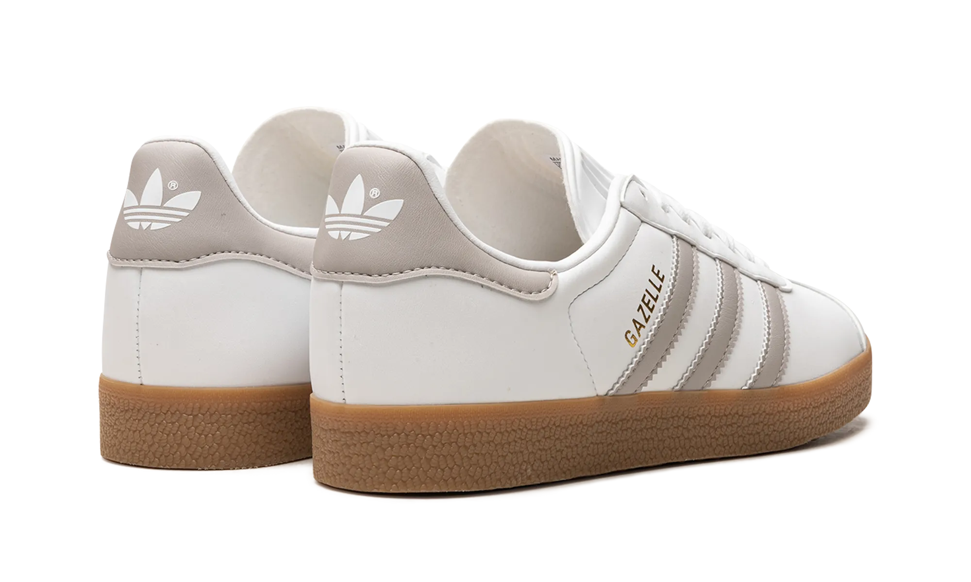 Gazelle "White Grey Gum" Reinforced Footwear