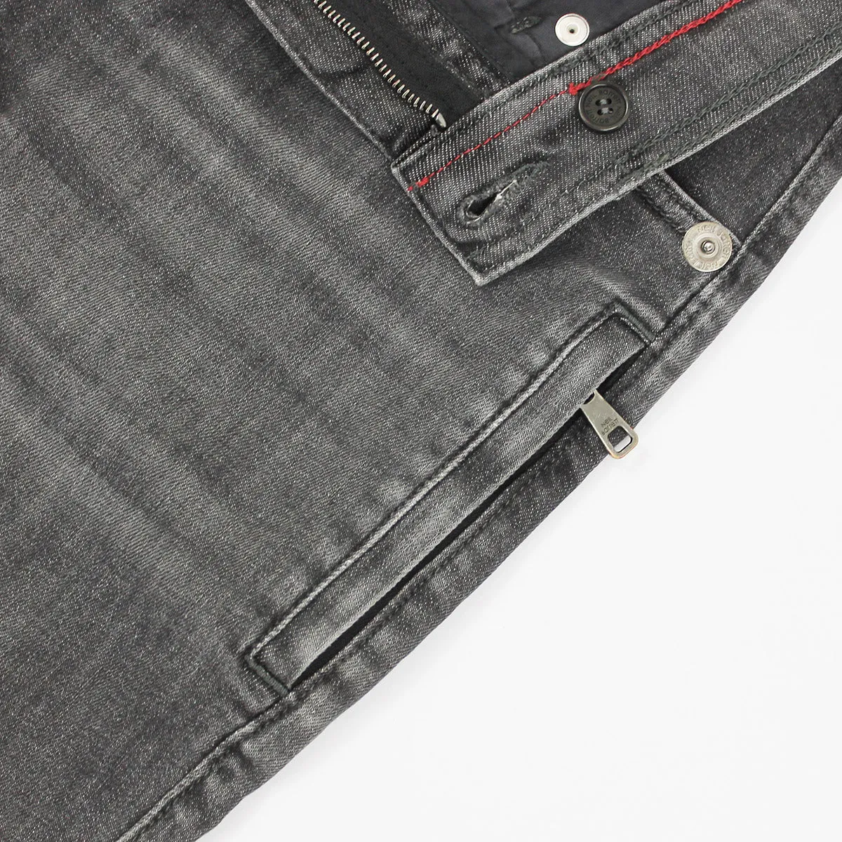 Neil Barrett - Soft Stretch Cotton Skinny Jeans in Grey Base Look